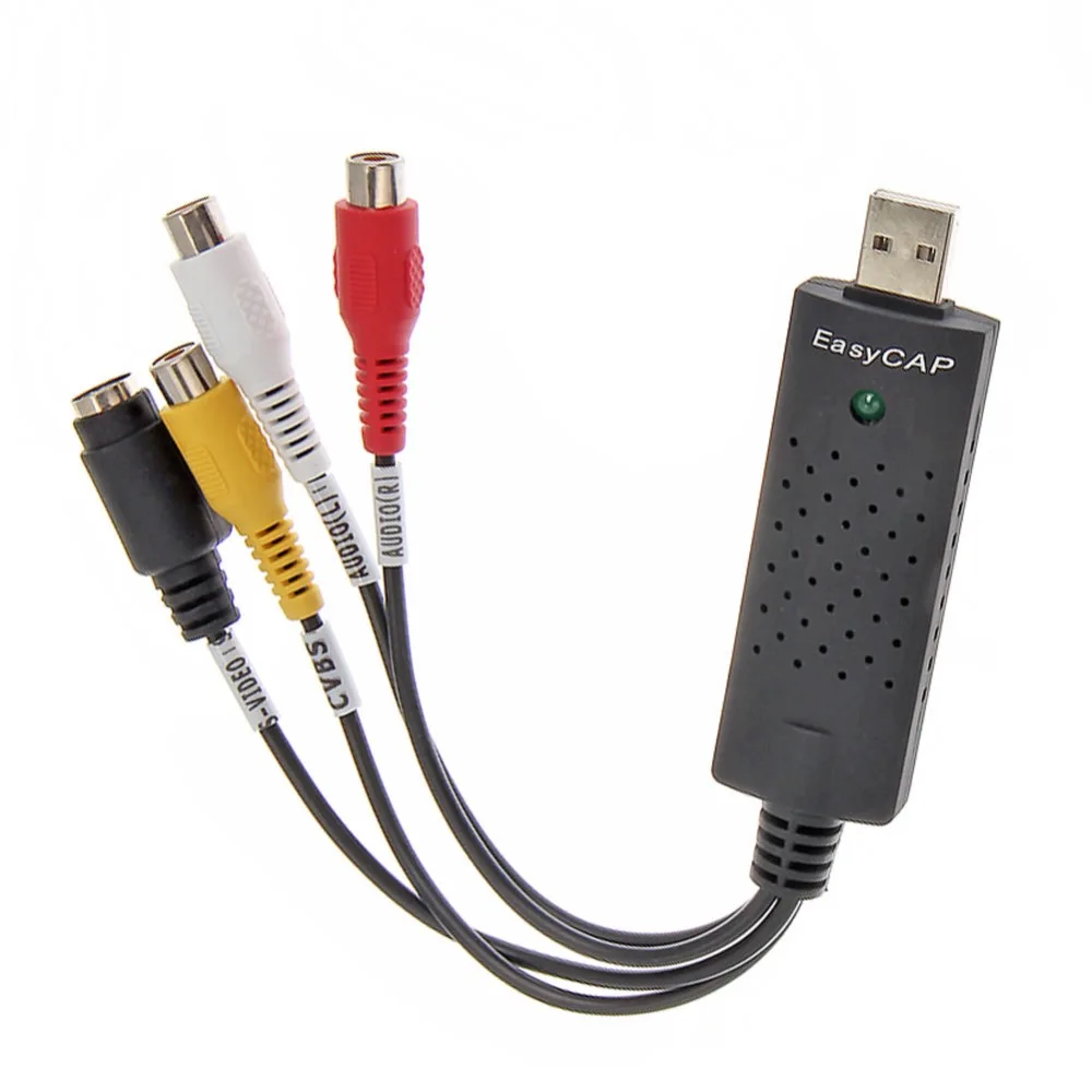 USB 2.0 Video Audio VHS to DVD Converter Capture Card Adapter