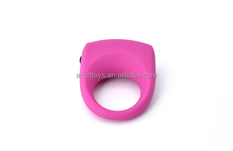 silicone strong vibrating bullet penis ring for male