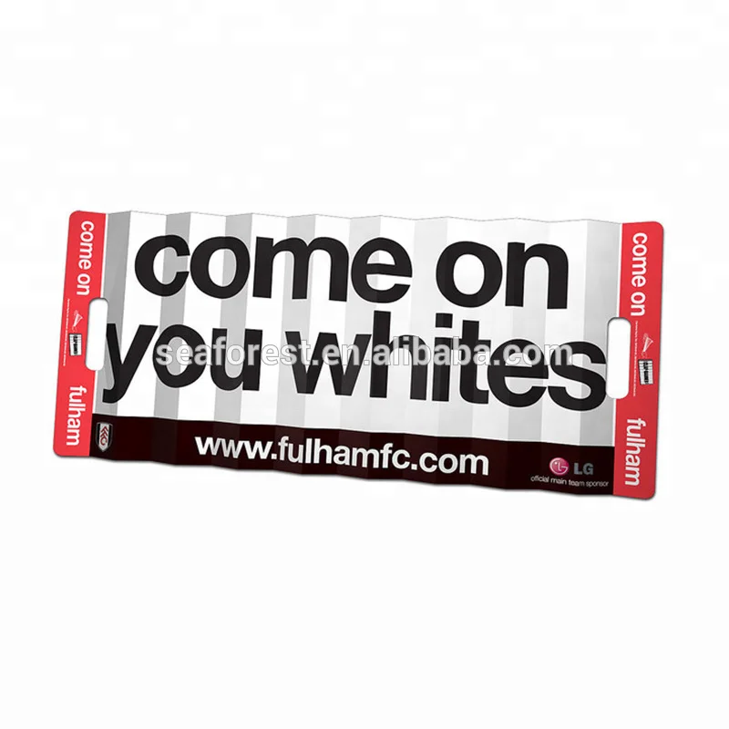 custom logo print advertising folding paper fan hand clapper