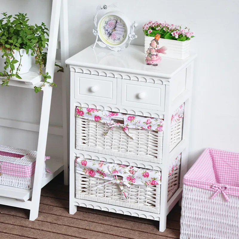 
Wholesale unfinished furniture wood corner cabinet European Rural brand locker Solid wood antique bedside table 