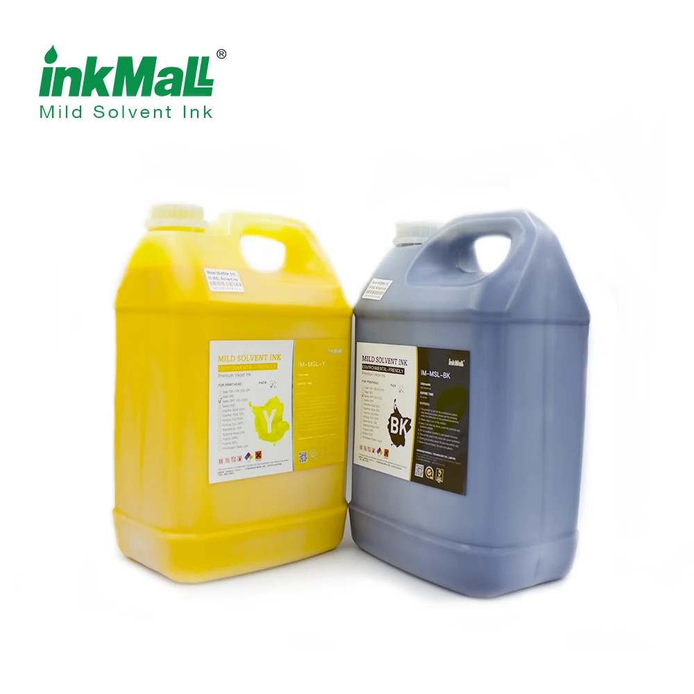 5L Wide Format Plotter Ink for top selling Konica 512 14PL/35PL/42PL head solvent printing ink