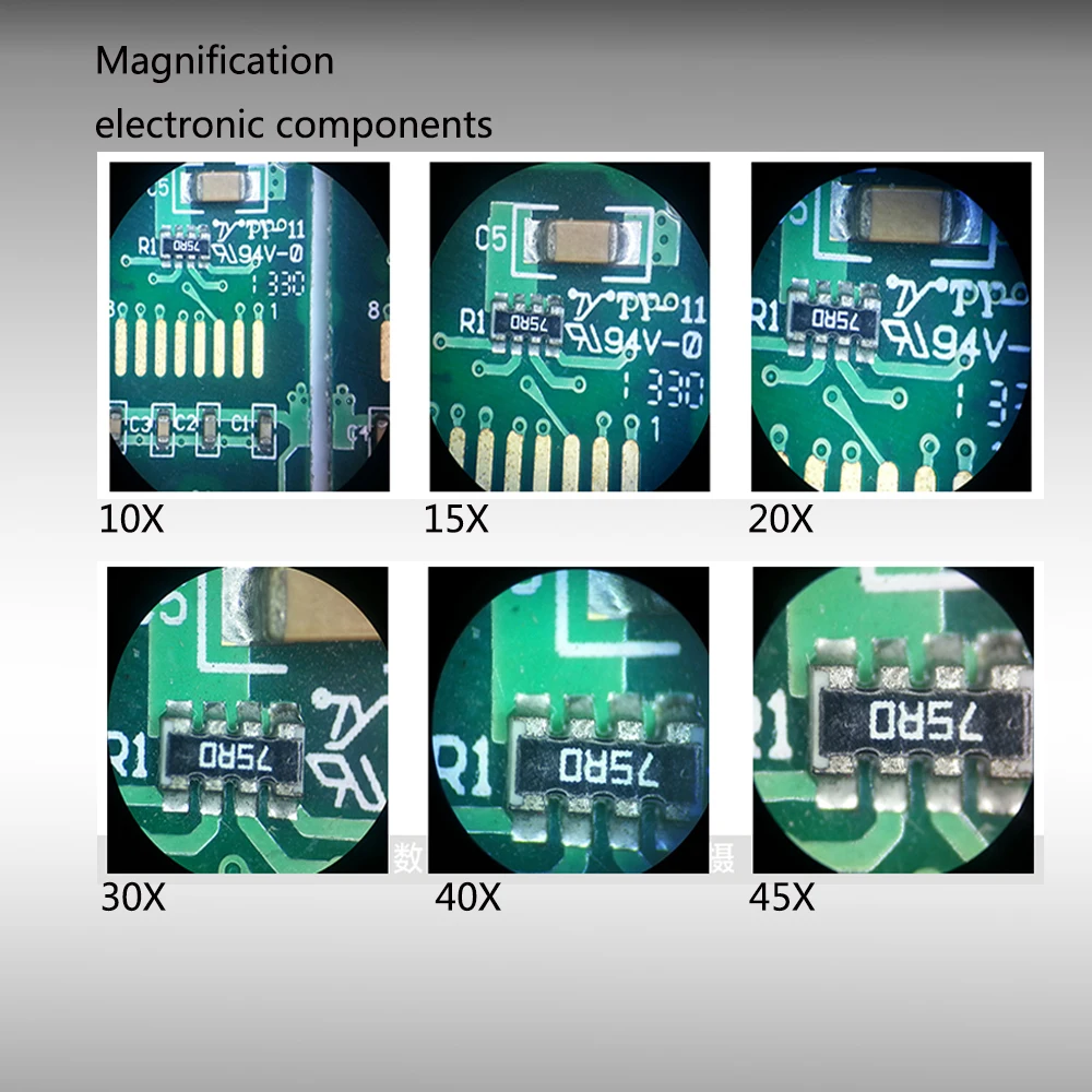 PDOK 7X-45X Zoom Stereo Binocular Microscope industrial Microscope for repairs and inspection