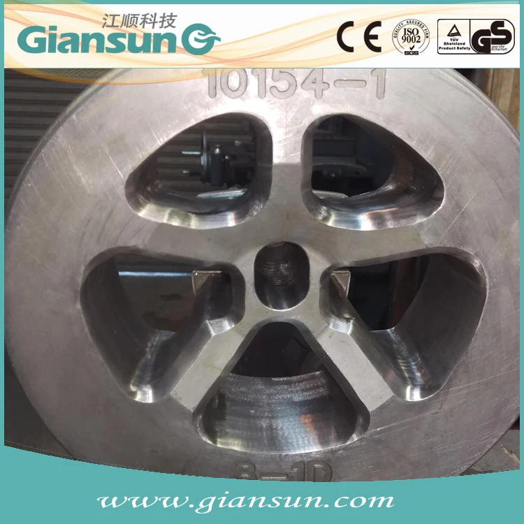 High Quality Food Grade Die Cut Handle H11 H13 profile section extrusion mold for metal extruder