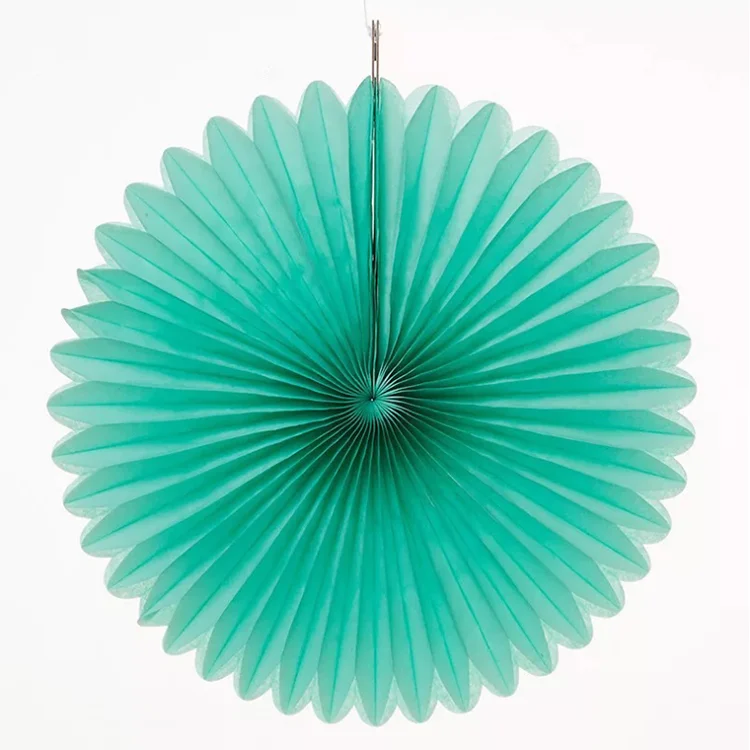 Artificial Decorative Tissue Paper Fan For Wedding Decoration