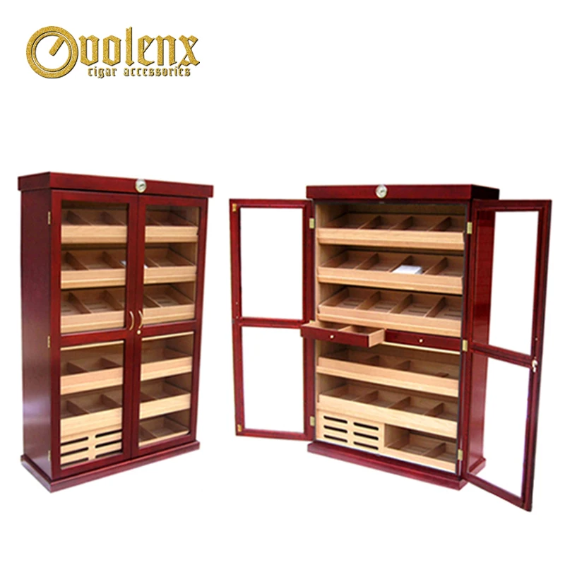 
Custom large wooden cigar cabinet for display  (60746009432)