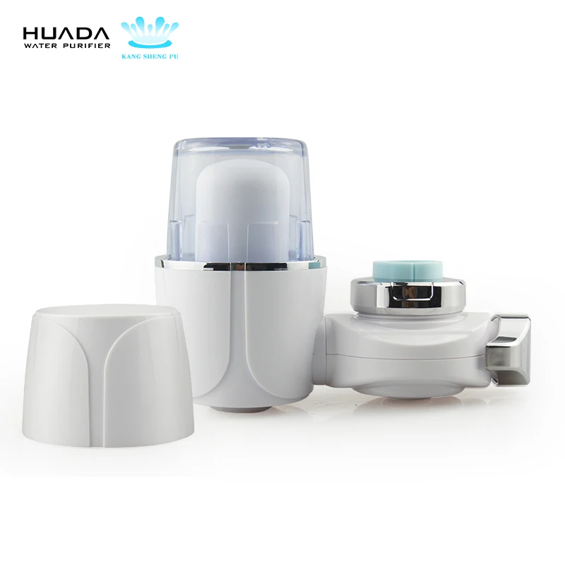 Healthym Kitchen Faucet-Mounted Plastic Water Filter Manual Removes Chlorine for Household Kitchen Use