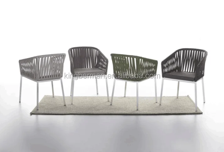 Modern Leisure Rope Garden Chair Cafe Chair Used Outdoor Garden Furniture