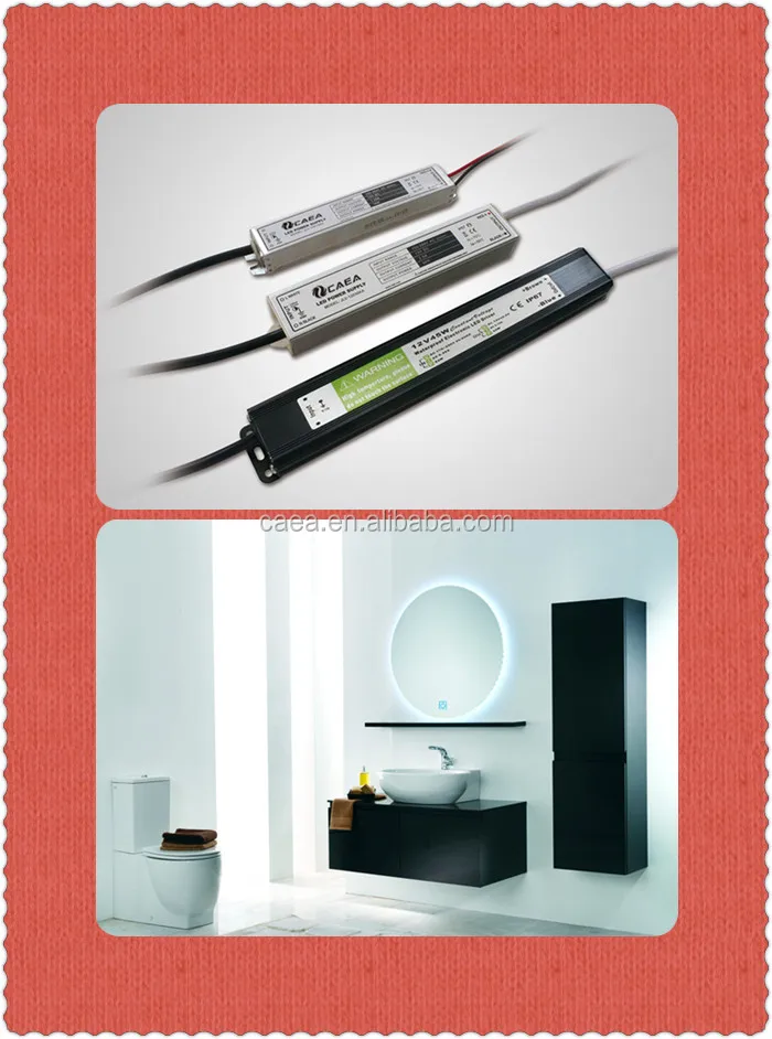 12v 24v 3A 5A water-proof IP67 power supply driver transformer HYDY3A for mirror cabinet led strip touch sensor switch