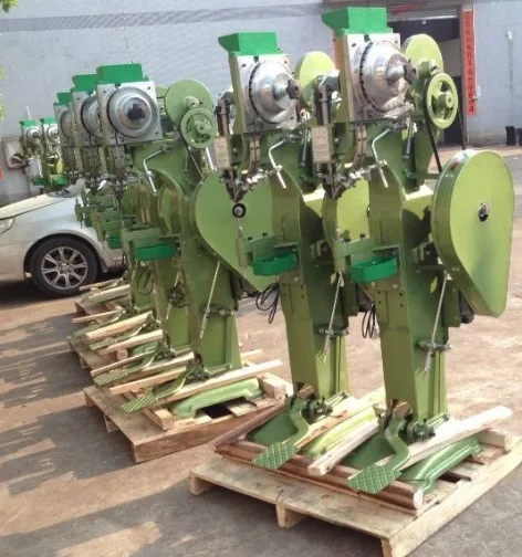 
whole sale custom logo safety footwear riveting machine 