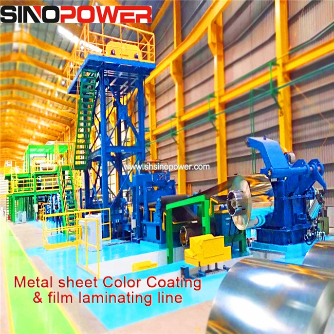 
Metal sheet aluminum and steel coil metal coating color coil coating line 