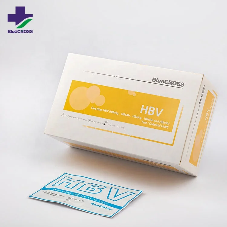2022 легкой домашней пользы от известного бренда, высокая точность вируса гепатита В Один Шаг HBV 5 в 1 Быстрого Тестирования Комплект Экспресс-тест панель
