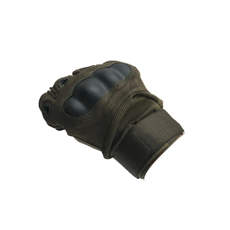 Половина finger открытый мужчины безопасности кожаной перчатки