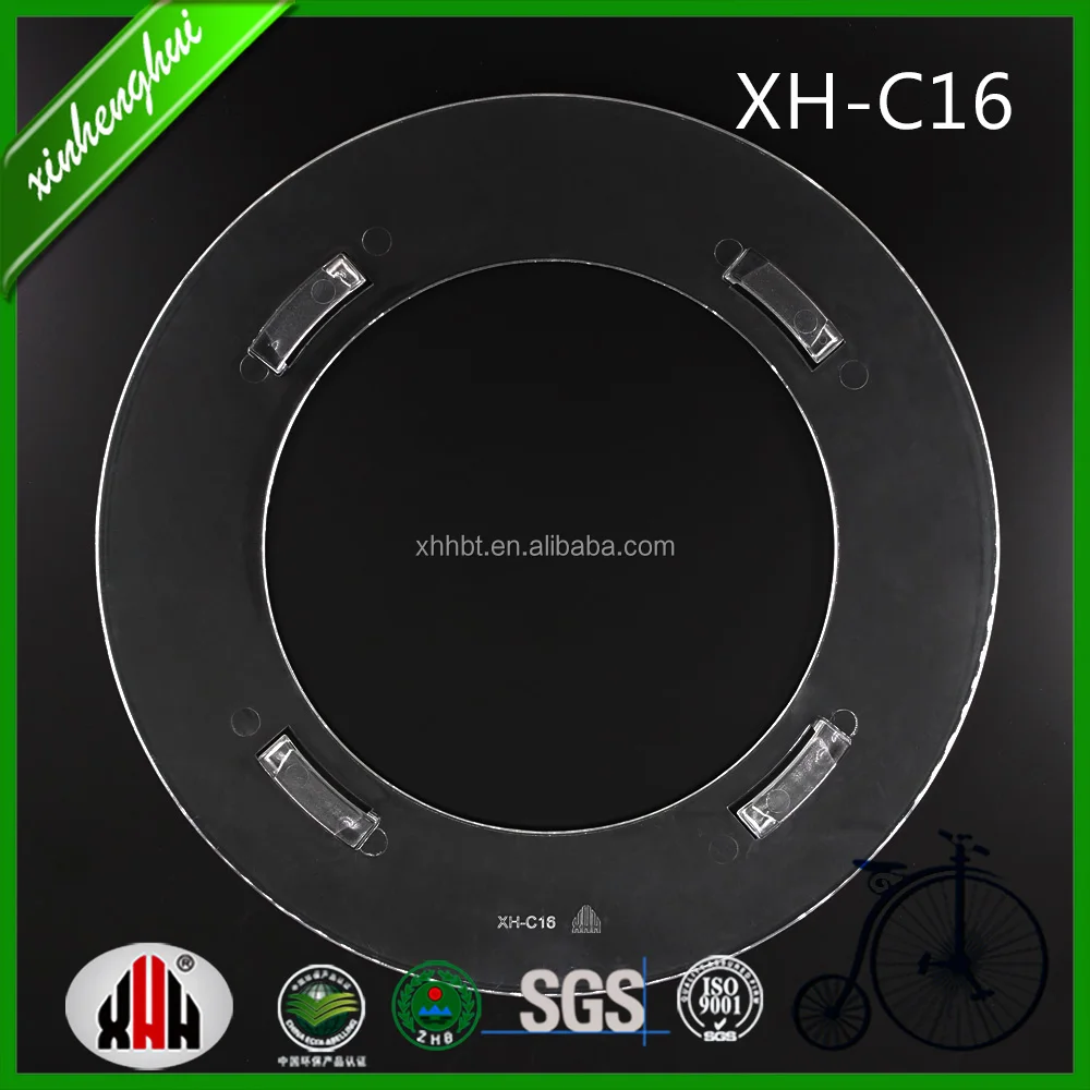 XH-C16 140mm clip-on transparent bicycle parts plastic mould injection MTB spoke protector with 4 clips