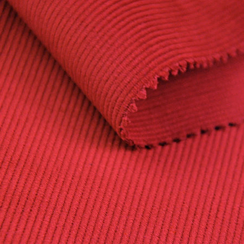 100% cotton corduroy jacket dyed fabric