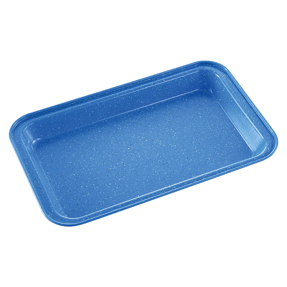 
k-512-CMC 4pcs blue point non-stick coating bakeware sets carton steel gift set 