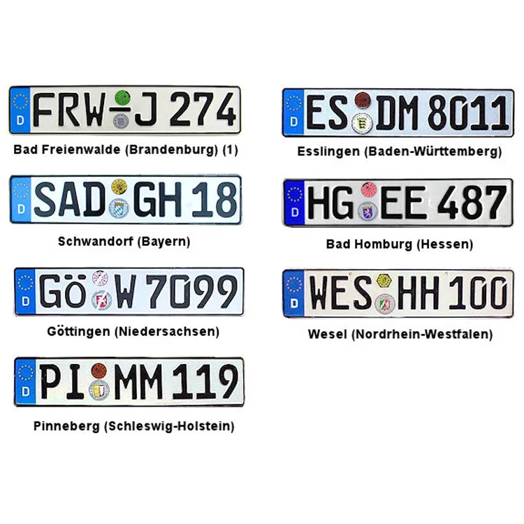 OEM factory cheap price car license number plate with promotion