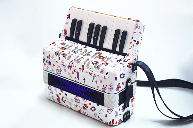 17 key 8 bass Eco-friendly and non-toxic ABS plastic accordion for children for sale