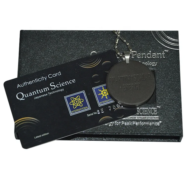 Wholesale Chip Fusion Excel Quantum Llava Rock Pendant Scalar Energy Pendant