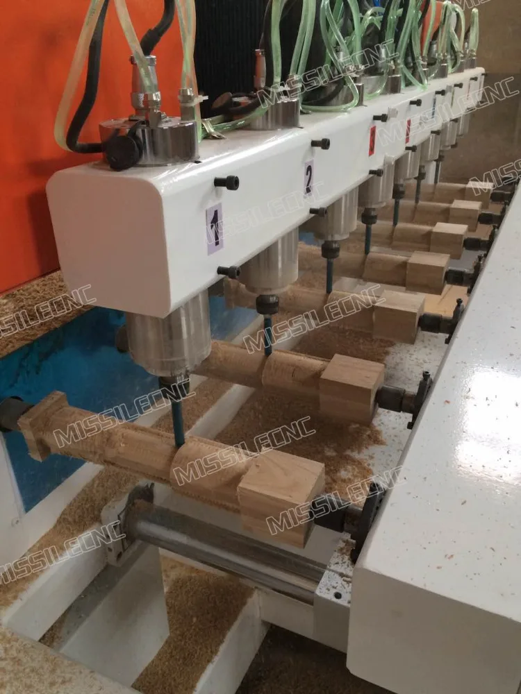 Высокоточный поворотный глава 4 оси 3d резьба по дереву cnc router