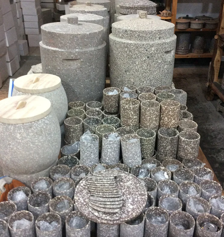 Maifan medical maifanite stone water fountain cup teapot water purifier container maifan stone ceramic cup tea kettle