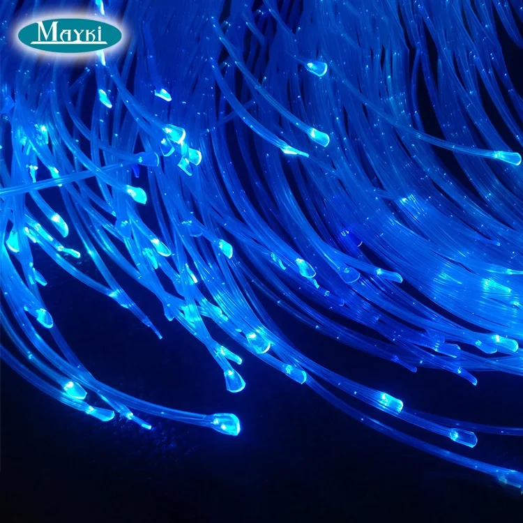 Оптоволоконный свет со звуковой активацией для сенсорной терапии