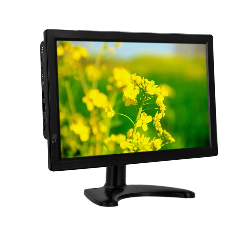 Leadstar portable 14.1 inch led digital  dvb-t  atsc isdb rechargeable lcd tv with FM function