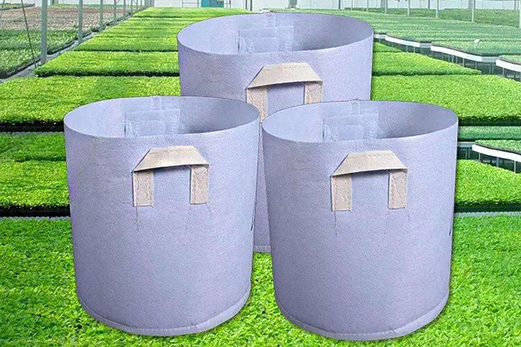 
Eco-friendly Unbreakable Garden Non woven bag Fabric Flower Pots Vegetable Large Plant Grow Bags 20 Gallon 