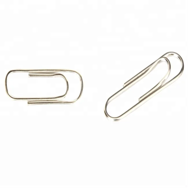 High quality nickel plated metal round paper clips
