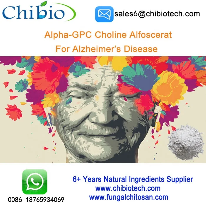 
C8H20NO6P Alpha-GPC powder Choline Alfoscerate for alzheimer 
