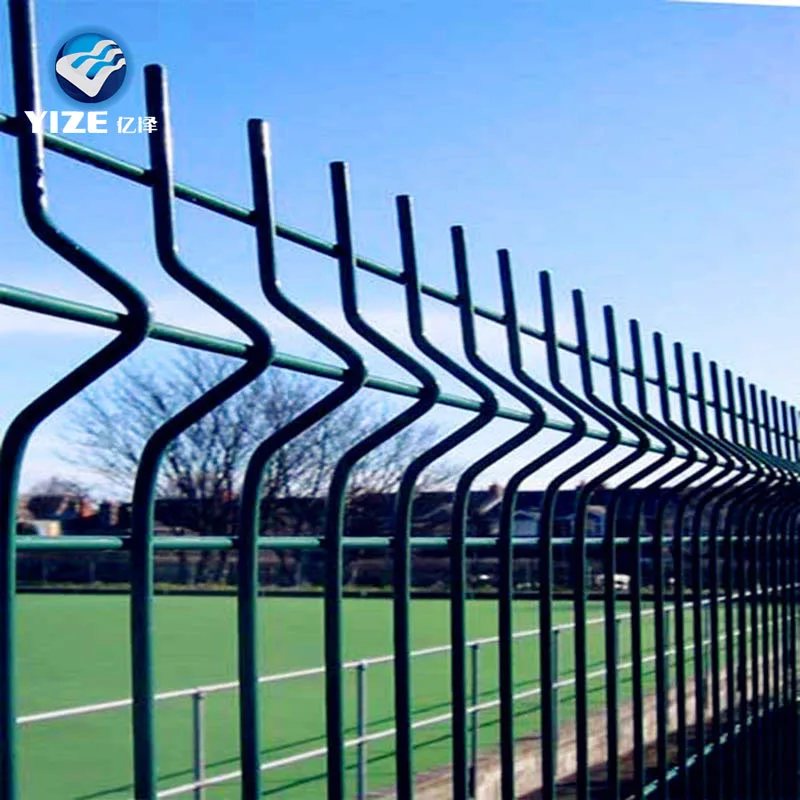 3D Folding Welded Wire Mesh Curved Fence For Poland