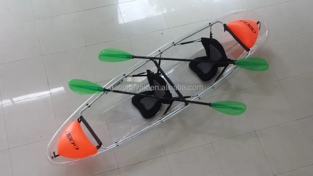 double transparent canoe kayak