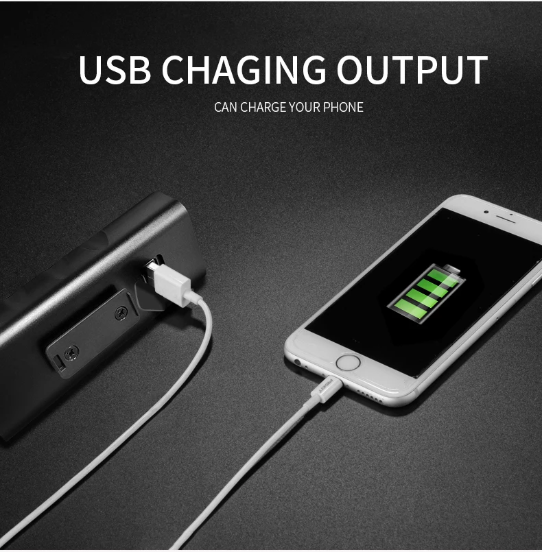 BX3 3000LM Waterproof USB Phone Rechargeable LED Bicycle Light