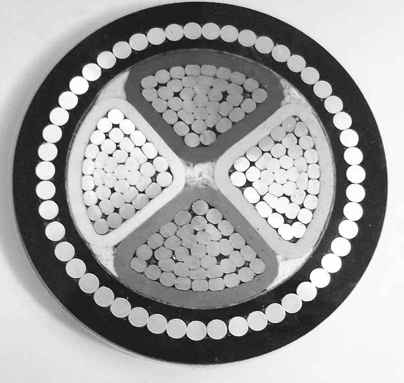 1.5mm--750mm underground armoured power cables power coper cable