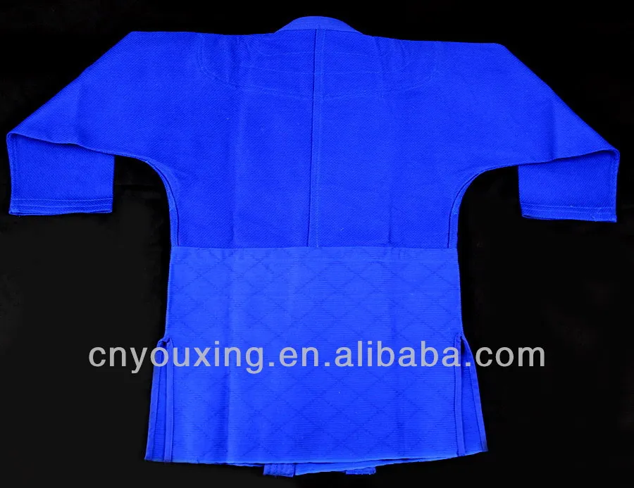 Образец, бесплатная доставка, двойная плетеная синяя дзюдо, Высококачественная дзюдо-форма для продажи