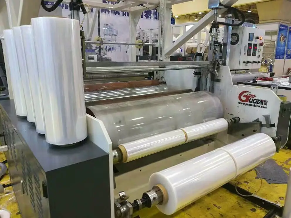 Winding Stretch Film Machine  Model No. GT-500 1000mm (Single & Double Extrussion) stretch film wrapping machine