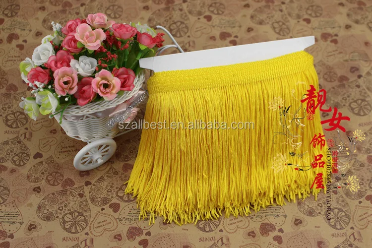 Best selling hot chinese products polyester tassel fringe/tassel fringe lace trim