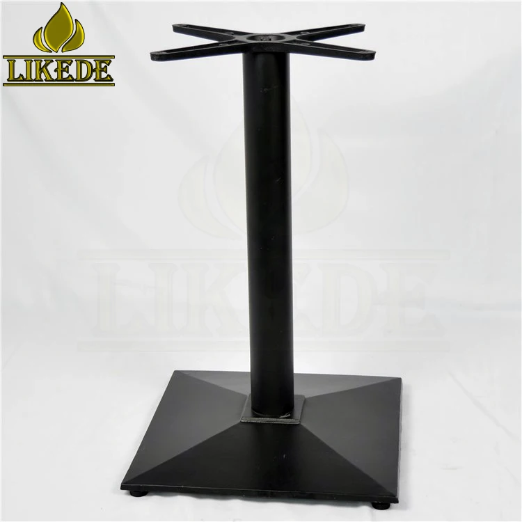 Black cast iron patio table legs marble granite table leg
