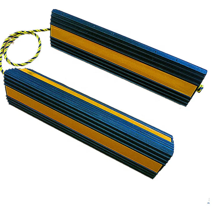 Yellow Super Large Aircraft/ Helicopter/vehicles Polyurethane Wheel Chock