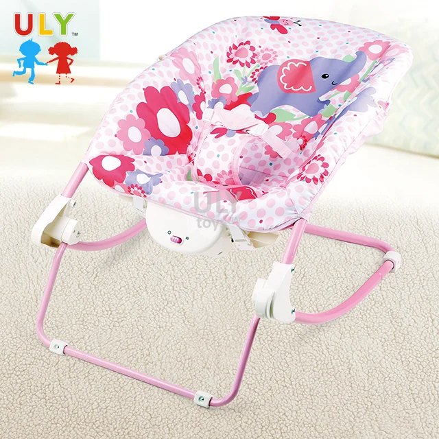 2019 High quality infant lazy sleeping musical and vibrating baby rocking chair