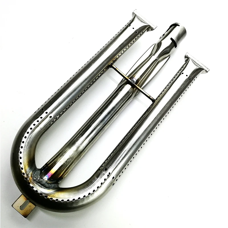 U-образная газовая горелка из нержавеющей стали (2, 3, 4, 5 шт. в упаковке) для барбекю, гриля, плиты, сочетающиеся с насадками, клапаны