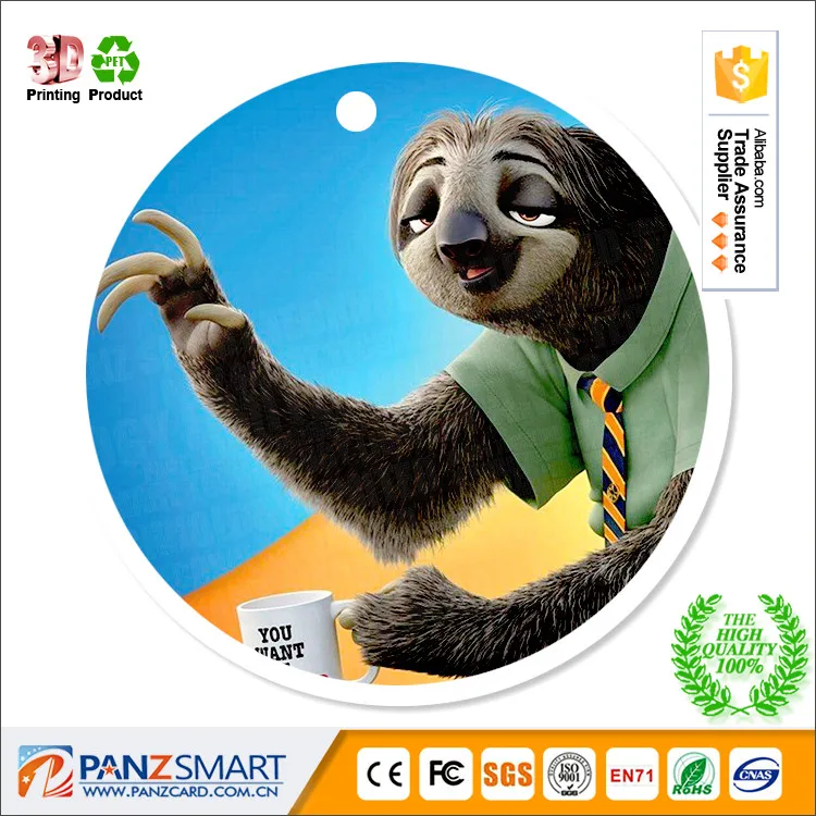 Custom free shape round plastic pvc tag printing cheap 3D lenticular picture wholesale 3d flip sticker for interior decorative