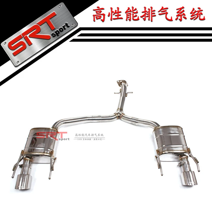 Exhaust Pipe for Toyota REIZ titanium exhaust catback with quad double tip