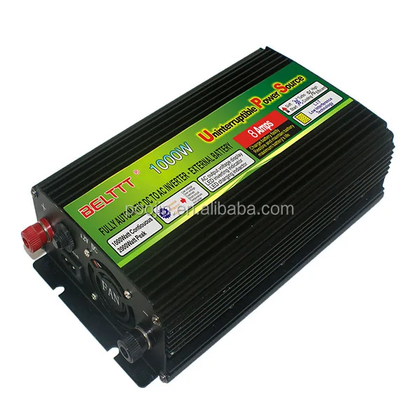 power BELTTT inverter 1kw intelligent UPS power inverter 1000w withe charger