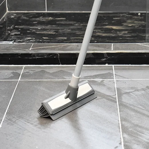 
Rubber Broom Pet Hair Lint Removal Device Telescopic Handle Rubber Bristles Magic Clean Sweeper 