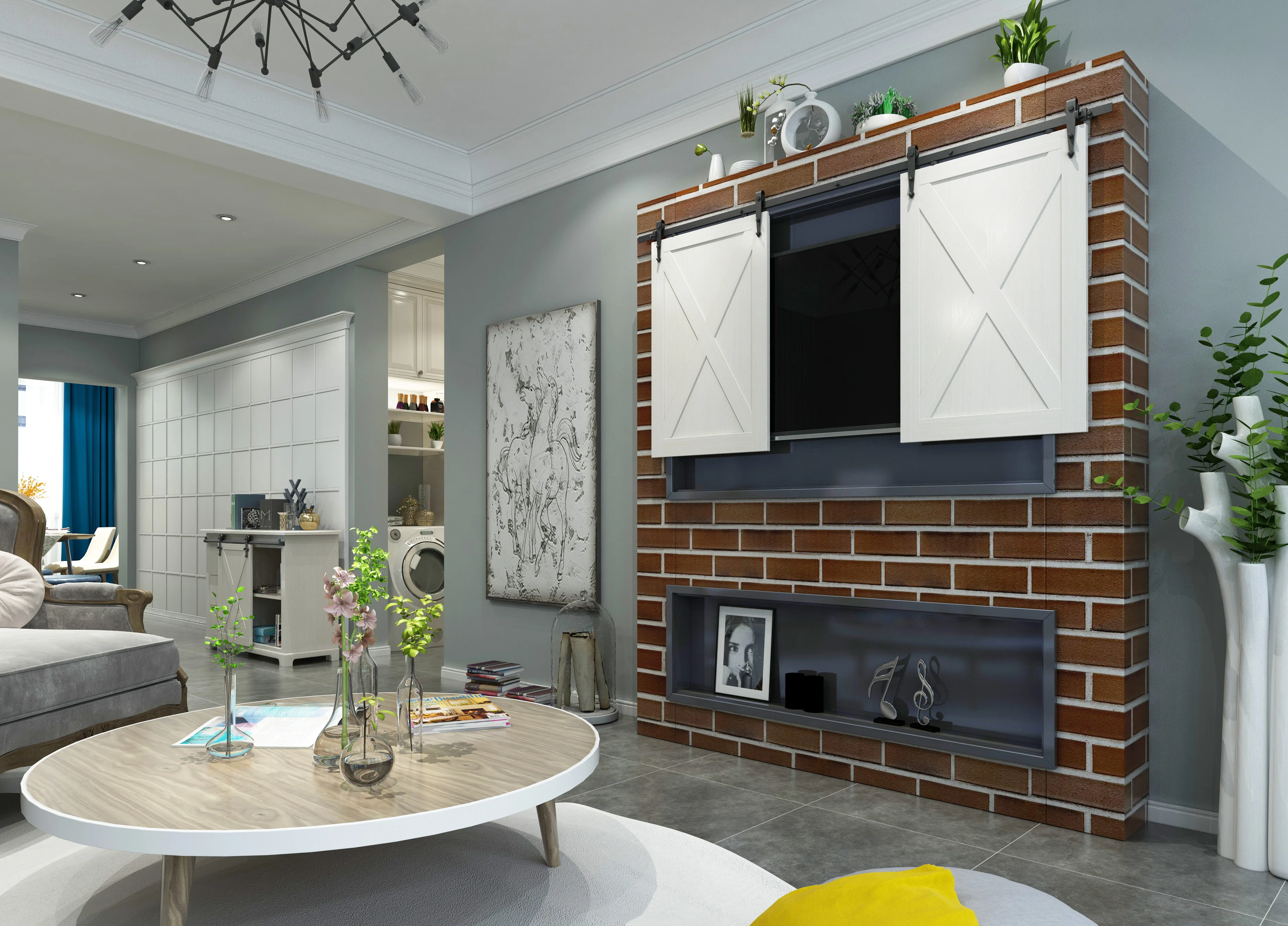 2020 kitchen Cabinet Sliding door roller wheels