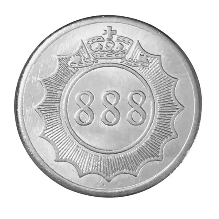 Promotion cheap custom bulk game token stainless steel game token coin