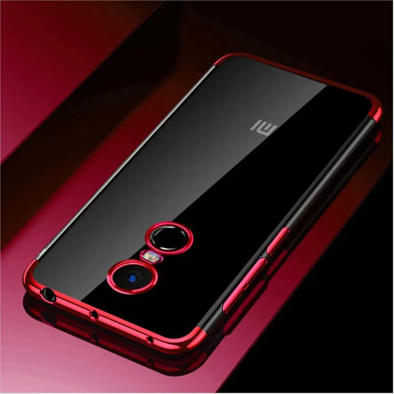 Free Shipping Hot Sell TPU Case Transparent Soft Mobile Case for xiaomi Redmi 5 Plus
