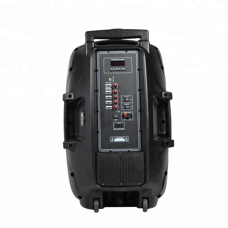 2023 Jerry power portable subwoofer  and loud plastic speaker in guangzhou SD Card