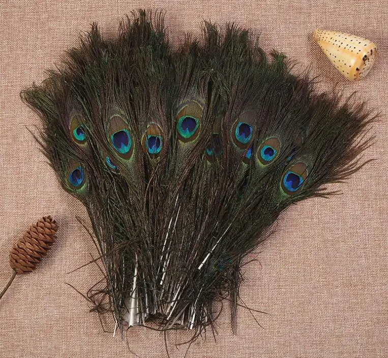 Wholesale high quality peacock feather trim,peacock feather trim