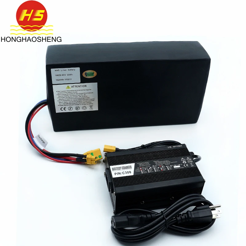 30AH High Capacity 2000W Electric Bike liion 60V Built-in Lithium Battery Pack